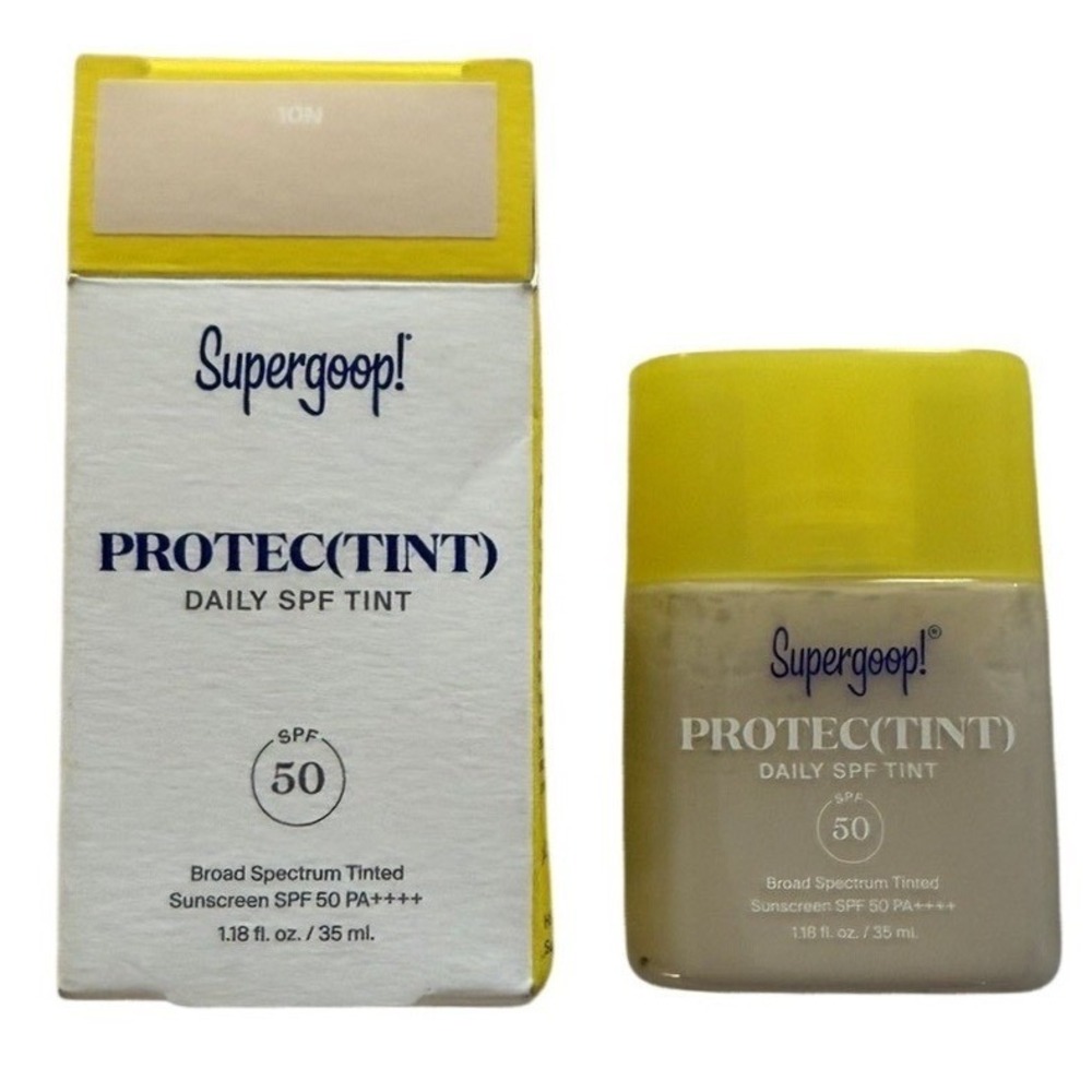 BNIB Supergoop Protec(tint) Daily Skin Tint SPF 50 - # 1ON 35ml exp 10/26 - Picture 8 of 8